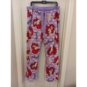 Women's Disney The Little Mermaid Ariel All Over Print Fluffy Sleep Pants XL